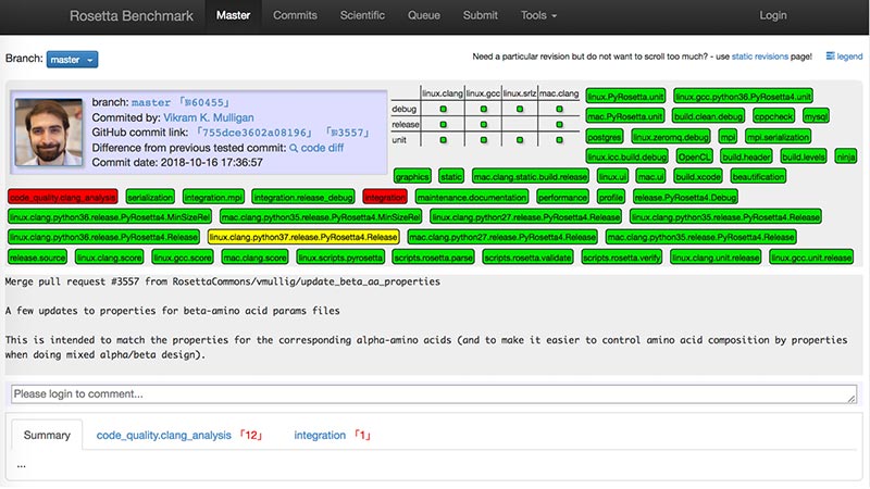 Rosetta test logiciel